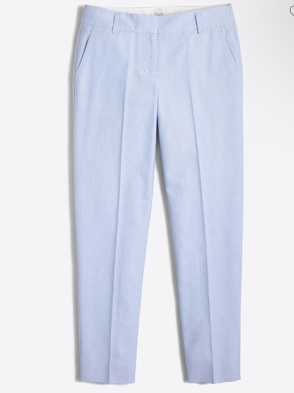 J.Crew Skimmer Pant Cotton Oxford Sz 00 NWOT